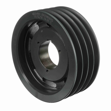 Browning 4 Groove Cast Iron Bushed Bore Multiple Sheave, 4B5V80 4B5V80